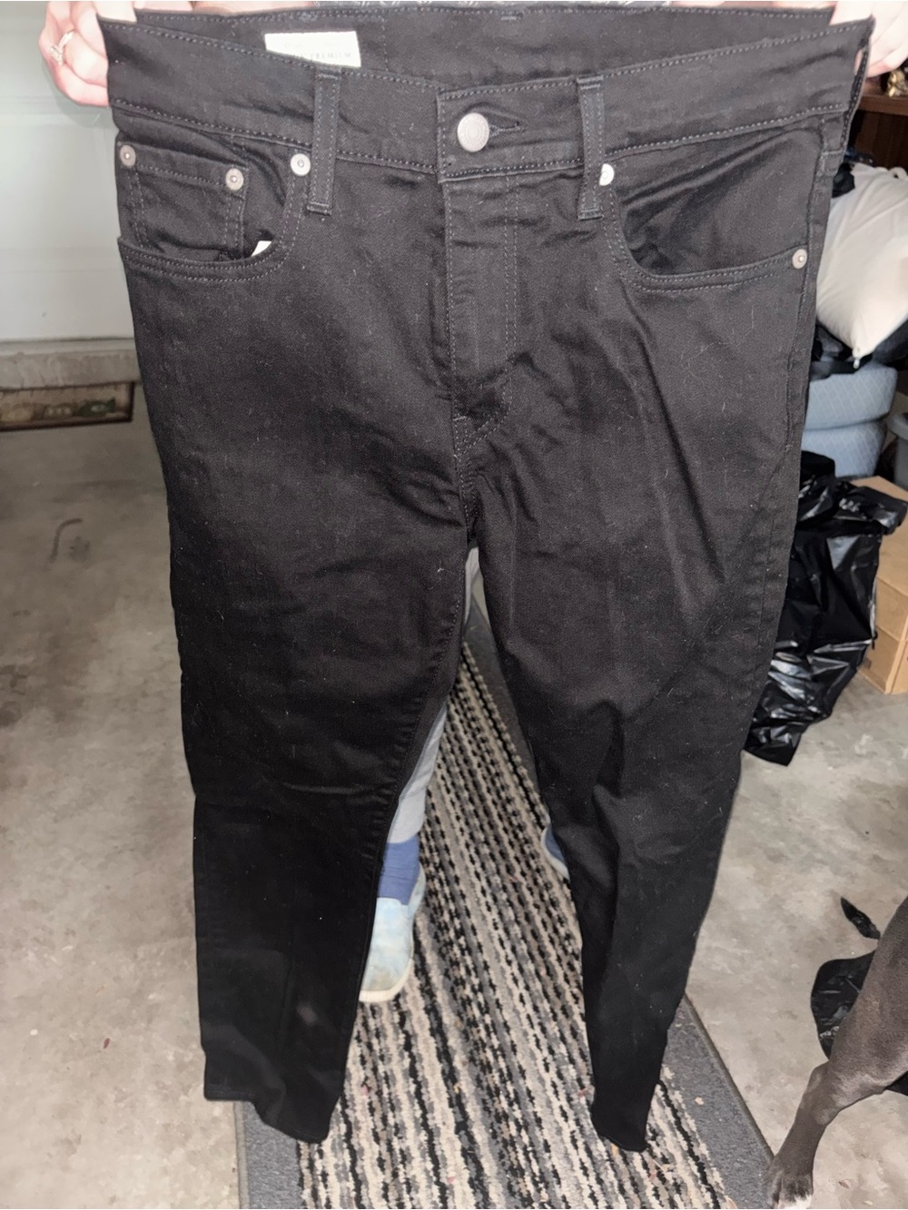 Levi's Men's Straight Jeans in Black